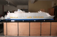 customized model of Harmony of the Seas (world largest cruiseship)